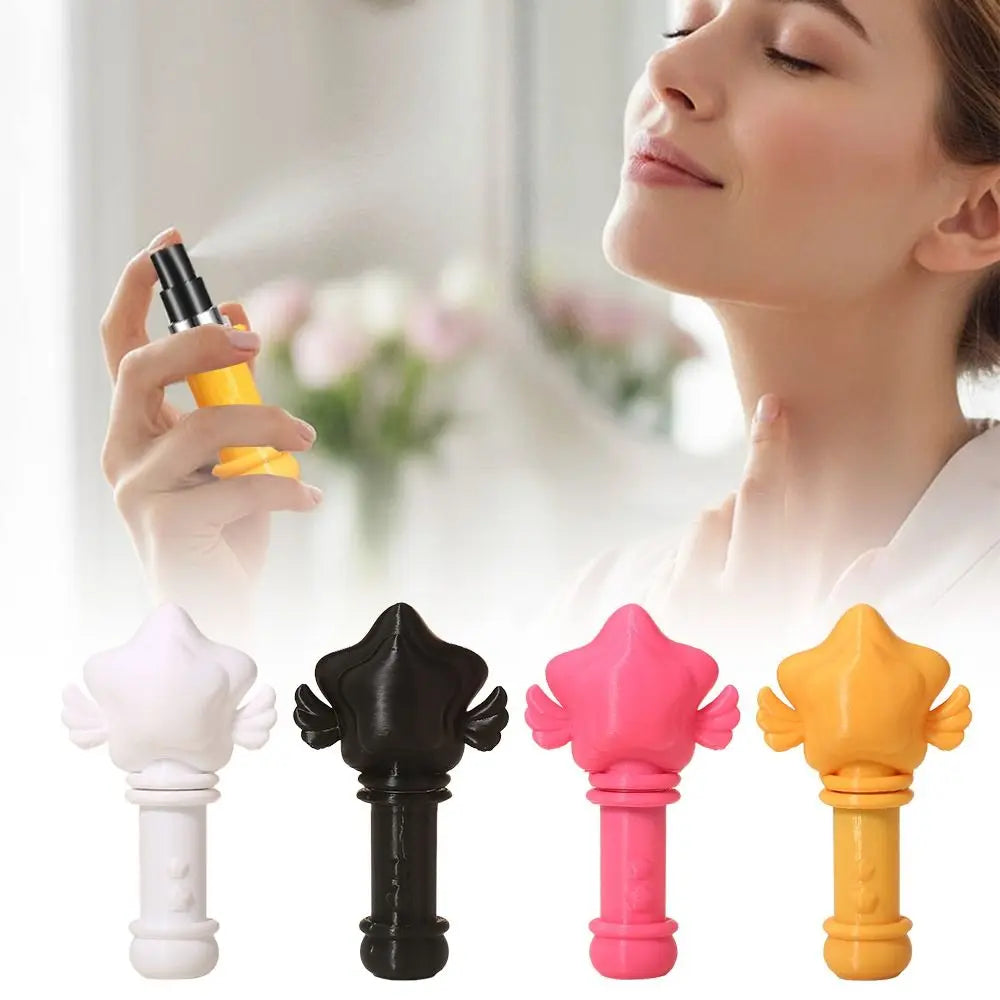 5ml Refillable Mini Perfume Spray Bottle | Star Wing Design Perfume Atomiser Bottle QXL