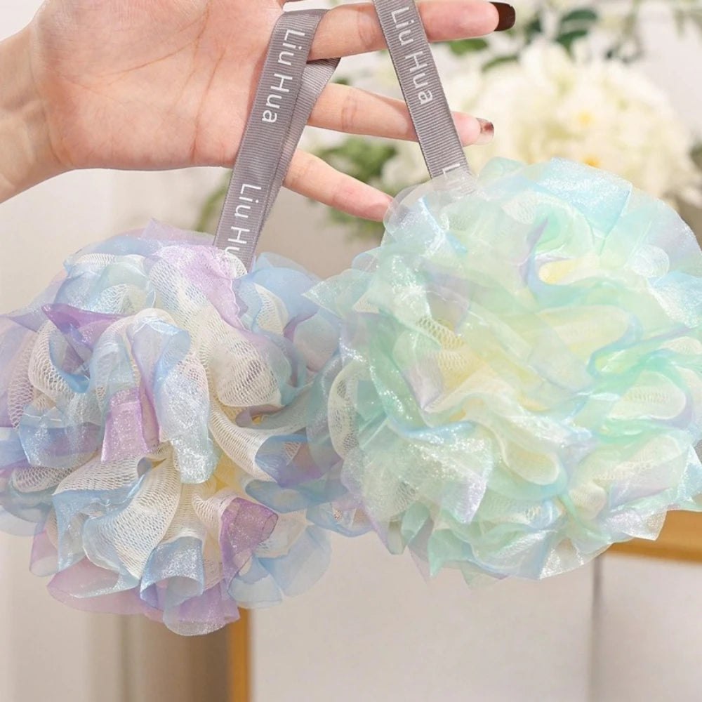 Colorful Foaming Bath Sponge | Body Exfoliating Shower Ball Bath Exfoliating Sponge QXL