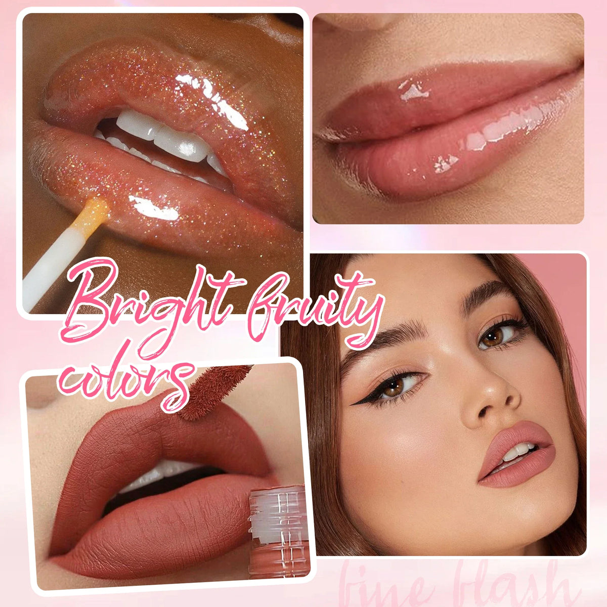 Handaiyan 4-Pc Velvet Liquid Lipstick Set | Matte & Gloss Liquid Lipstick Set QXL