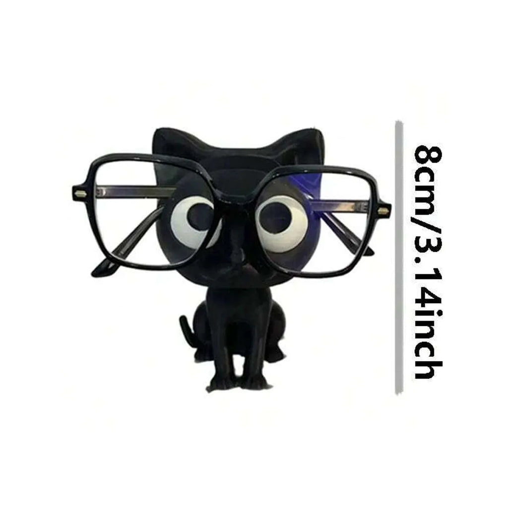 3D Printed Cat Eyeglasses Holder | Desktop Glasses Organizer Eyeglasses Holder QXL S