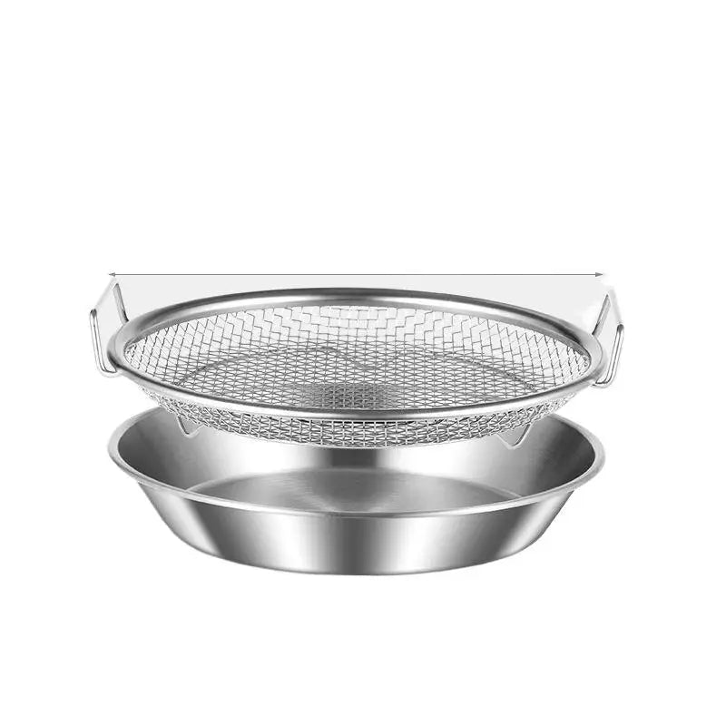 Stainless Steel Oil Strainer with Double Handles | 3 Sizes Kitchen Oil Strainer QXL