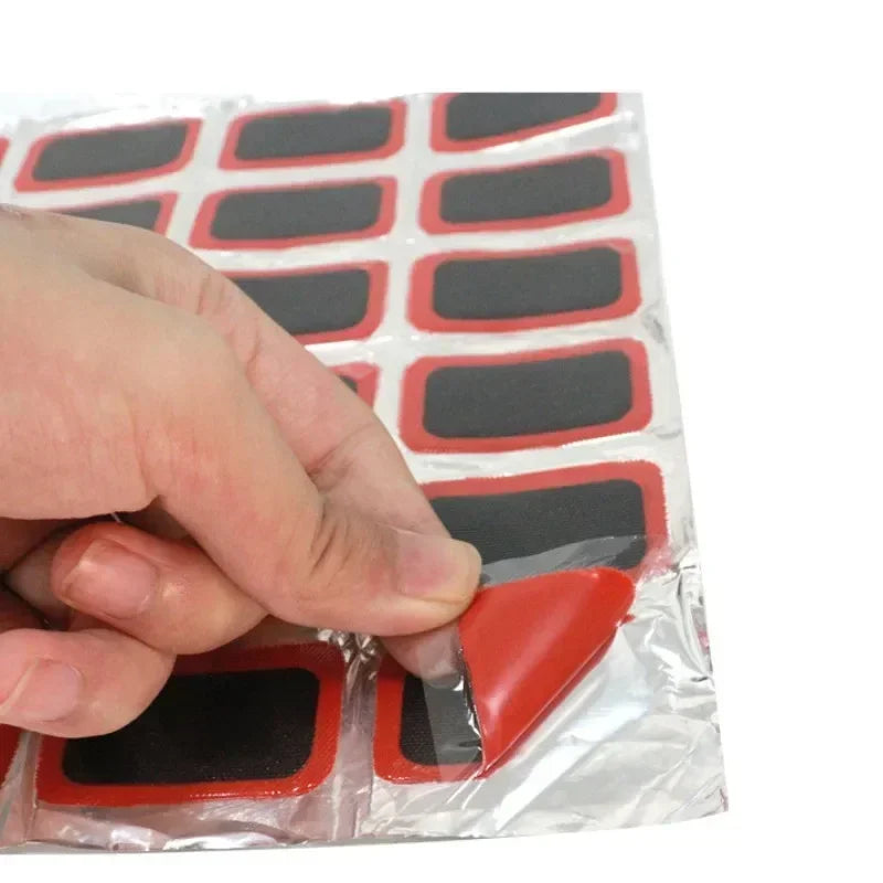 48-Pack 25mm No-Glue Bike Puncture Repair Patches | Inner Tube Puncture Repair Patches QXL