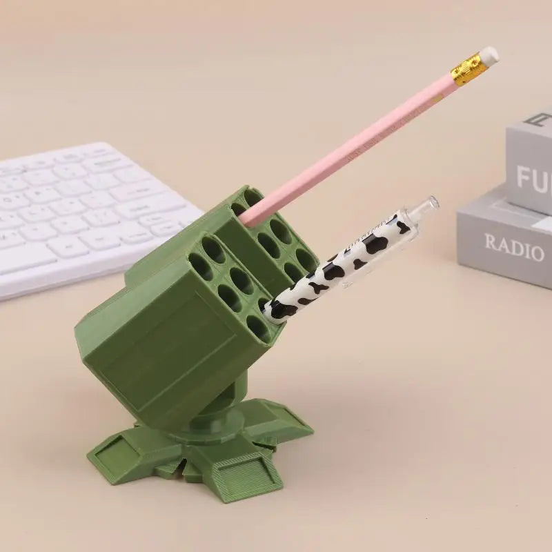 3D Missile Pen Holder | Creative Desktop Organizer Stand Desktop Pen Holder QXL