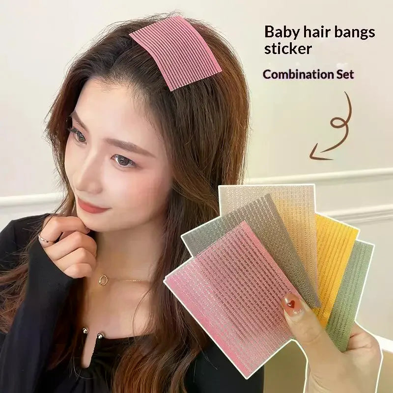 10-Pack Reusable Bangs & Flyaway Hair Stickers | JCSYFAC Hair Styling Stickers QXL