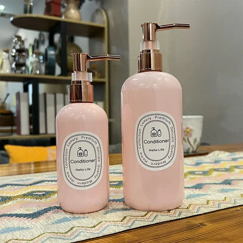 250/500ml Refillable Pump Soap Dispenser Bottle | Bathroom Pump Dispenser Bottle QXL
