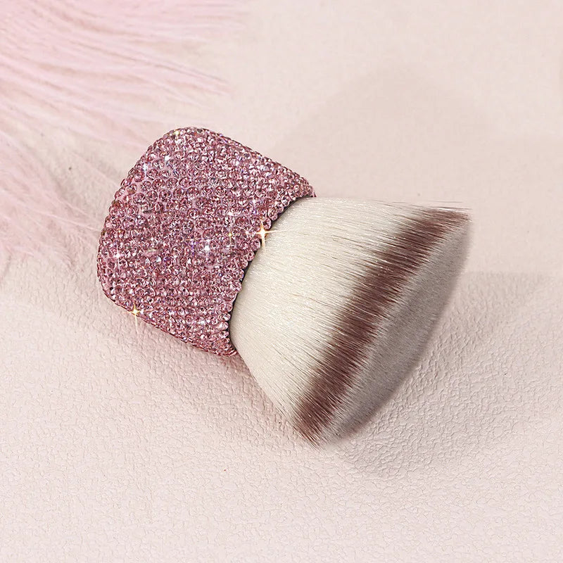 Extra-Large Flat Powder & Nail Cleaning Brush | Highlighter Powder Makeup Brush QXL