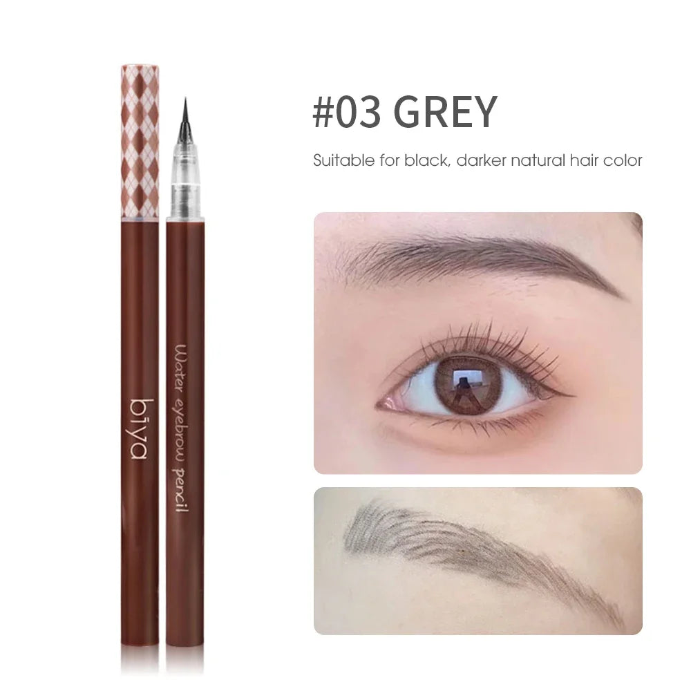 Waterproof Liquid Eyebrow Pencil | Ultra-Thin & Long-Lasting Liquid Eyebrow Pencil QXL 11