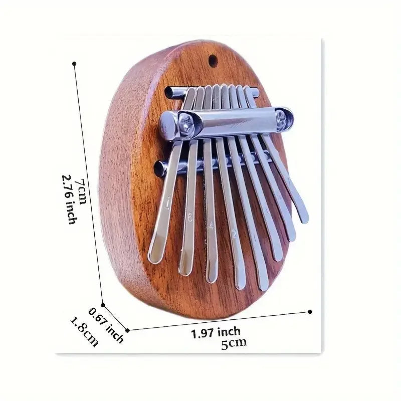8-Tone Kalimba Thumb Piano | Portable Finger Piano Gift Thumb Piano QXL