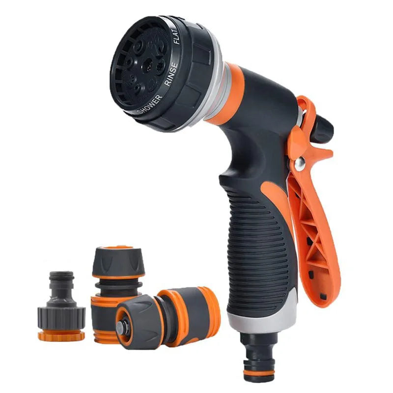Multiple Interfaces Spray Lawn Watering Multi-Function Car Wash High Pressure Durable Hand-Held Tool Hose Sprinkle Nozzle Garden QXL 4pcs