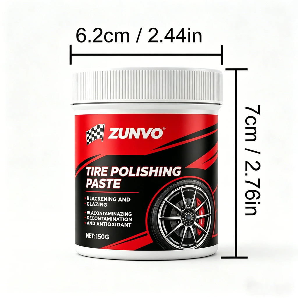 Tire Polishing Paste – Blacken, Glaze & Protect Car Tires Tire Polishing Paste QXL