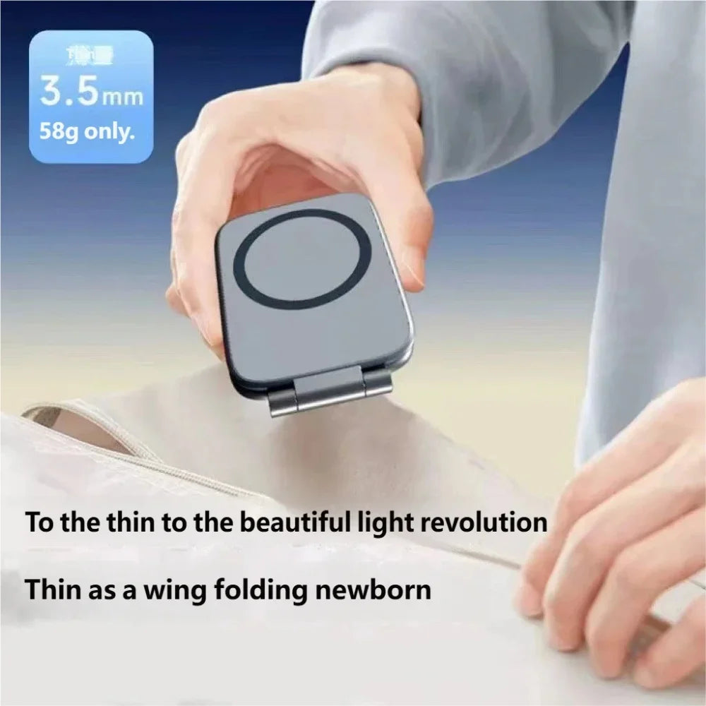Magnetic Car Phone Holder – Ultra-Thin Foldable Dashboard Mount Car Phone Mount QXL