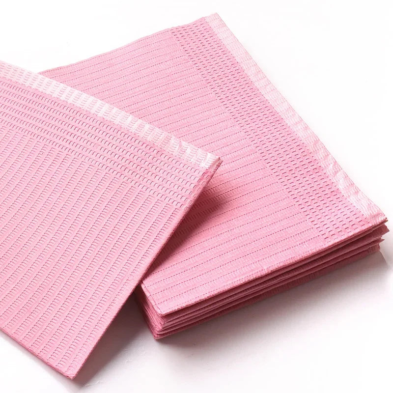 125-Pack Disposable Tattoo Bibs & Table Cover Clean Pads Disposable Tattoo Bibs QXL