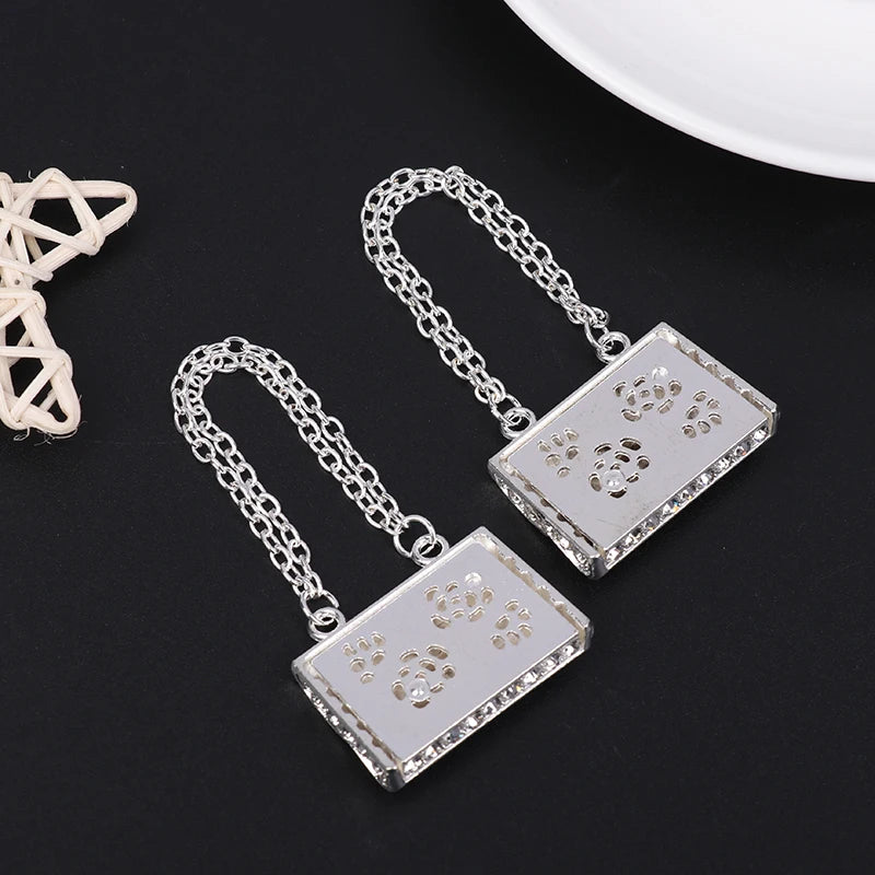 Miniature Metal Chain Handbag | 1:12 Dollhouse Accessory Dollhouse Miniature QXL