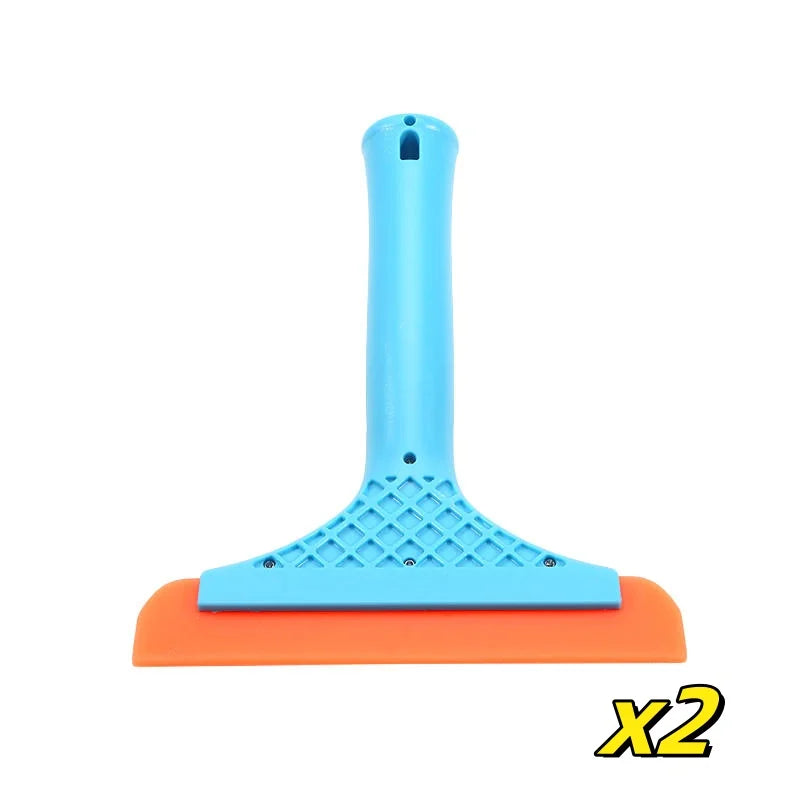 Non-Scratch Silicone Squeegee | Car Wrap & Window Water Blade Car Wrap Squeegee QXL Blue 2pcs