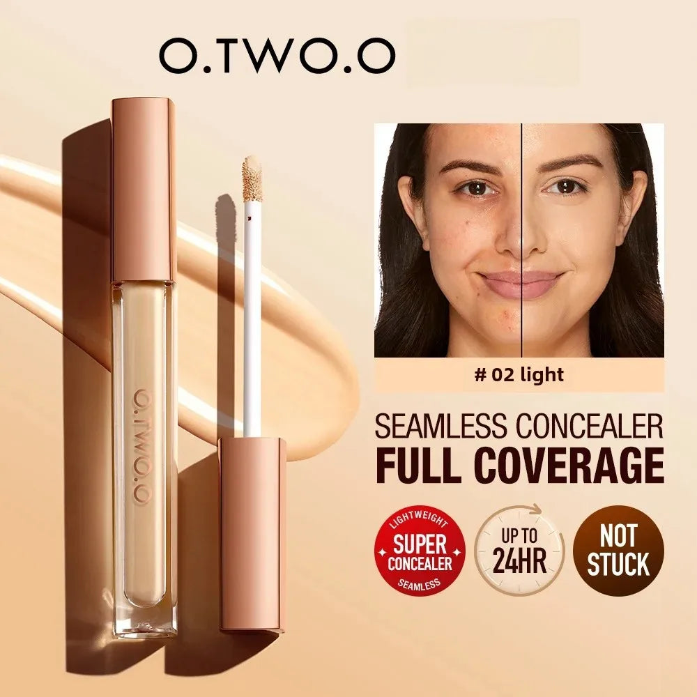 O.TWO.O Full Coverage Concealer Cream – Matte & Waterproof Face Concealer Cream QXL