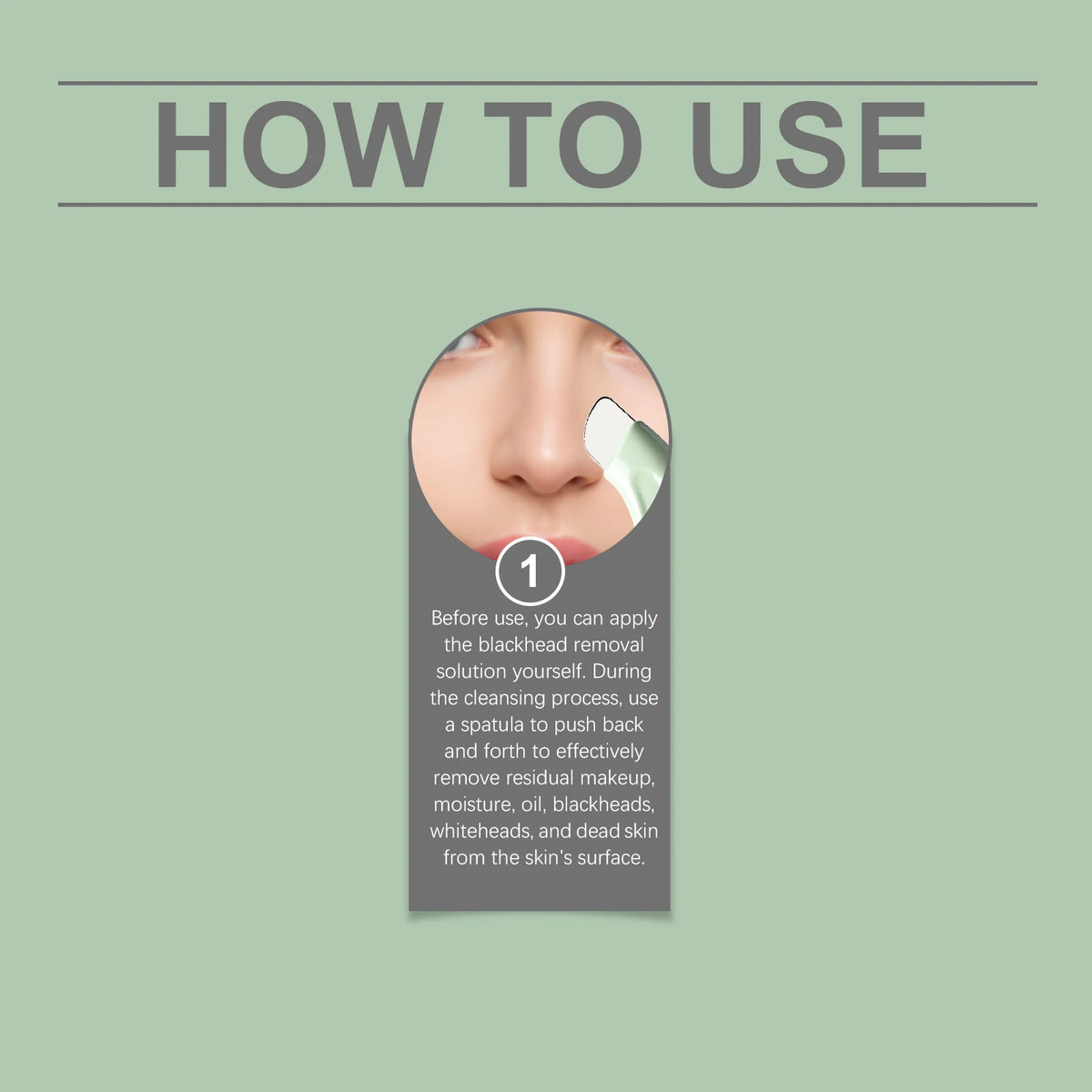 South Moon Pore Cleansing Facial Scraper | Blackhead Tool Facial Pore Scraper QXL