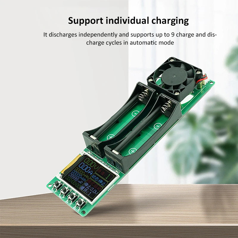 18650 Battery Capacity & Internal Resistance Tester | Type-C Battery Capacity Tester QXL