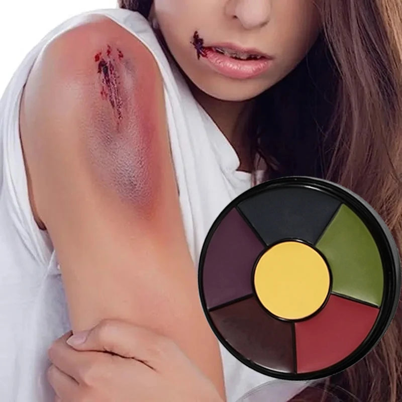 6-Color SFX Bruise Wheel | Halloween Face & Body Paint SFX Body Paint QXL