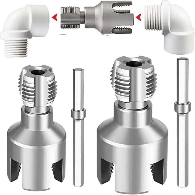 DN15/DN20 PVC Pipe Threader Kit – Internal & External Threading Pipe Threader Kit QXL