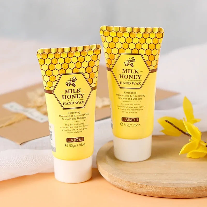 LAIKOU Cherry Blossom Honey Milk Hand Wax Mask 50g Hand Wax Mask QXL