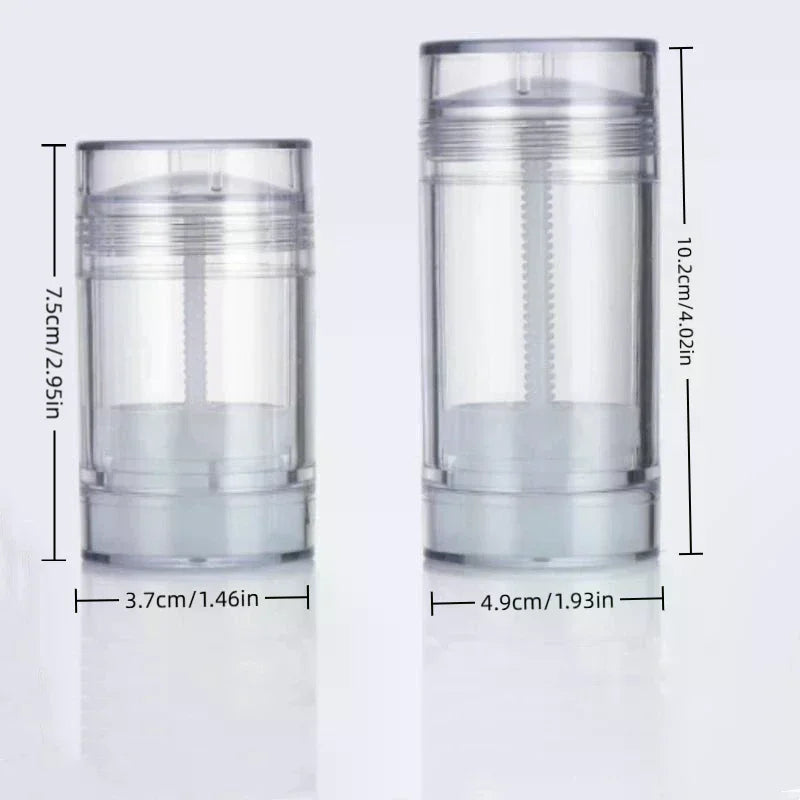 Refillable Twist-Up Balm Tube 40/75g | DIY Deodorant Container Refillable Balm Tube QXL