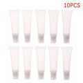 10-Pack 5ml Clear Empty Lip Gloss Tubes | DIY Balm Squeeze Lip Gloss Tubes QXL 10pcs