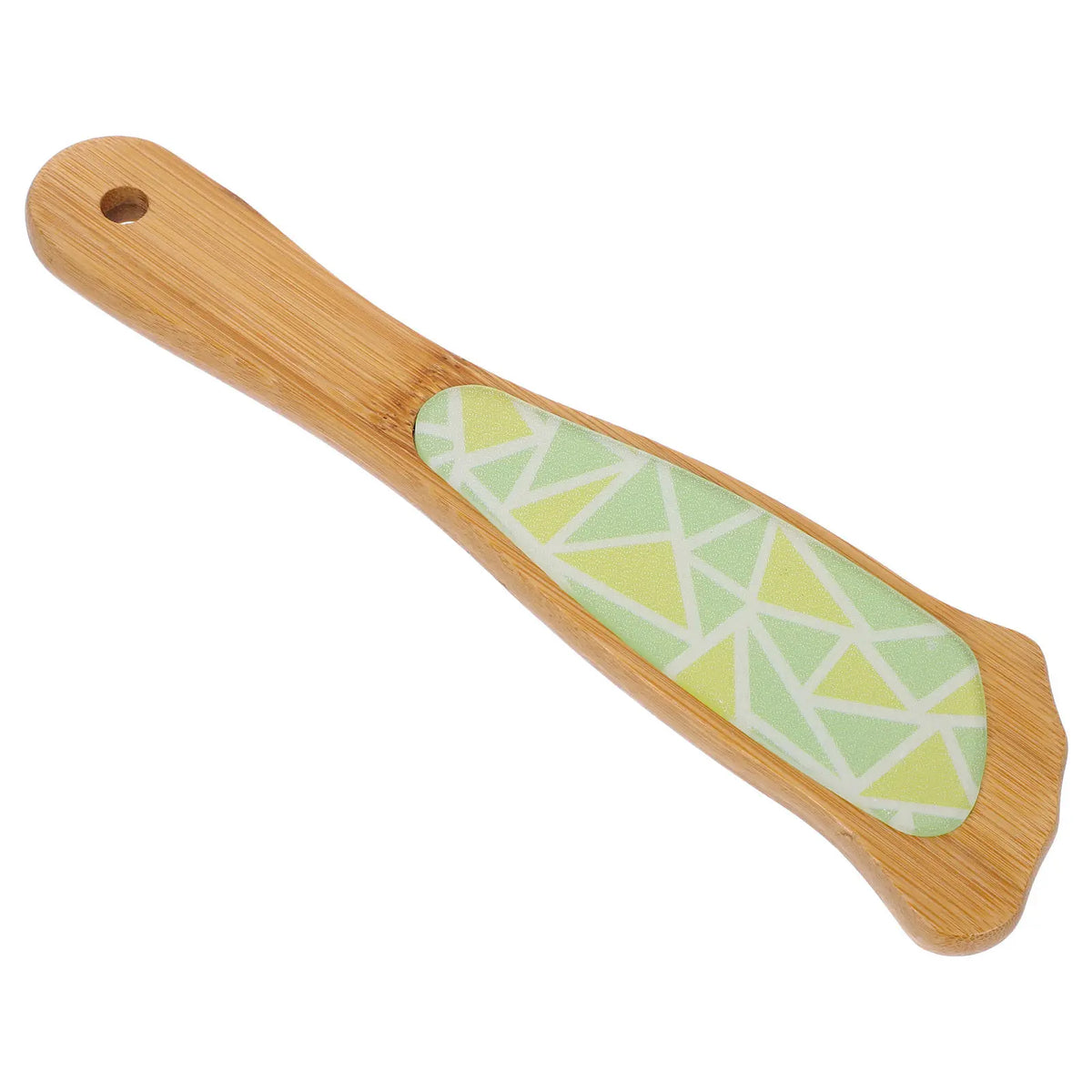 Portable Foot File & Callus Remover | Bamboo Glass Pedicure Foot File Tool QXL