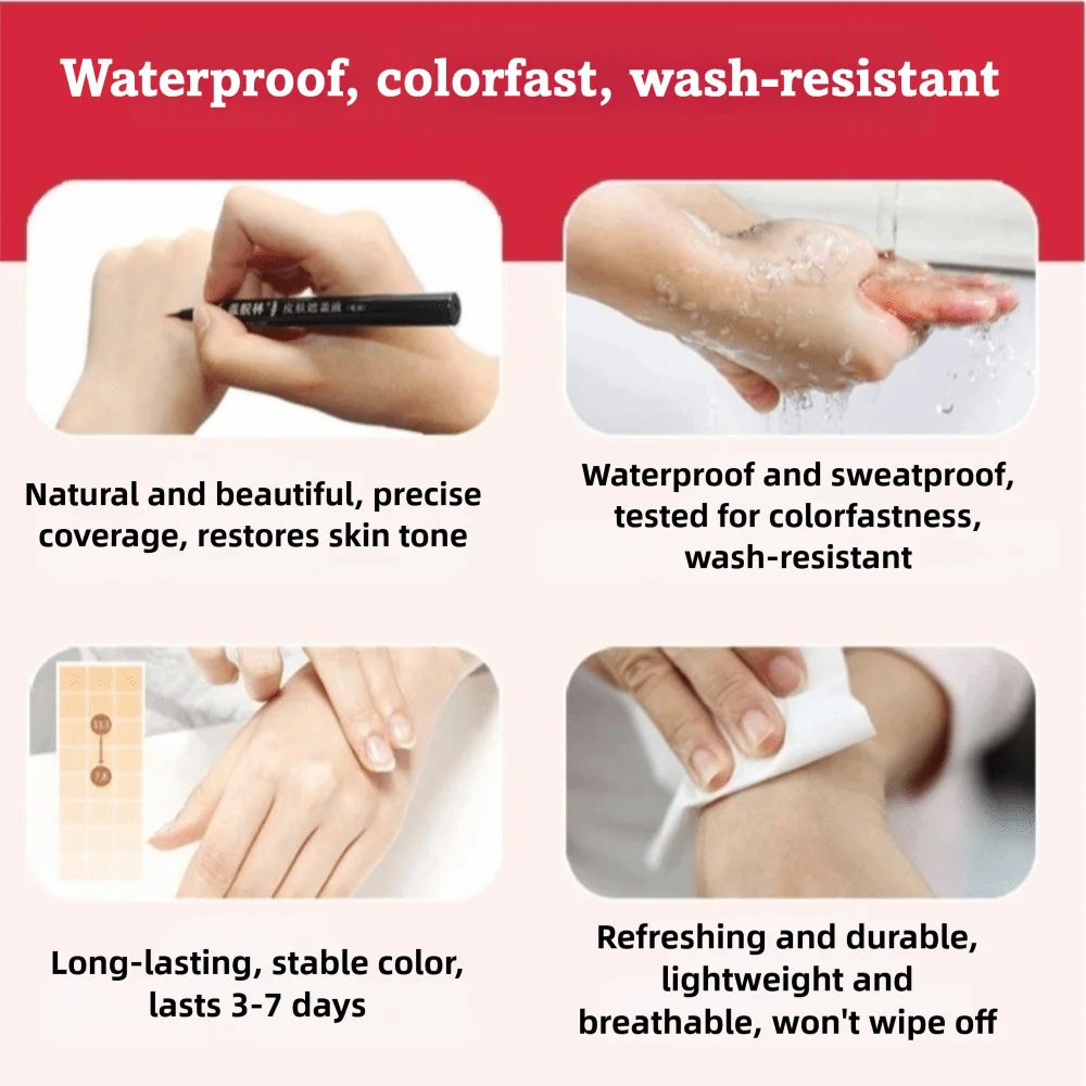 Waterproof Skin Cover Concealer Pen | Cream Formula Skin Cover Concealer QXL