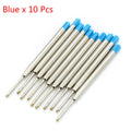 10-Pack Parker-Style 1.0mm Blue Ink Ballpoint Pen Refills Ballpoint Pen Refills QXL Blue