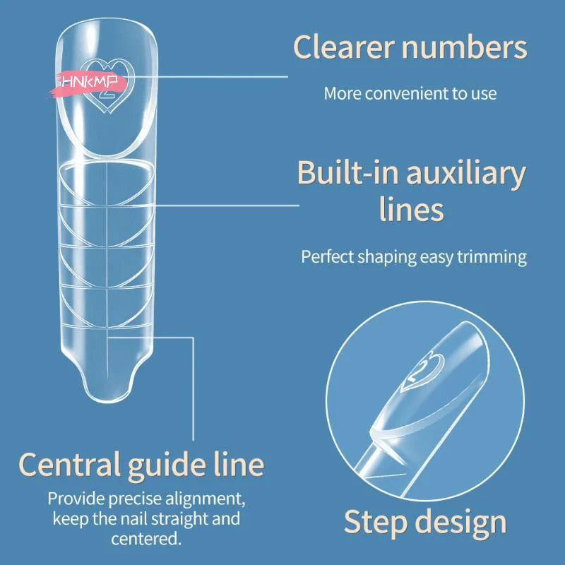 3D Relief Silicone Nail Dual Forms 60/75/150Pc | DIY Nail Art Nail Art Forms QXL