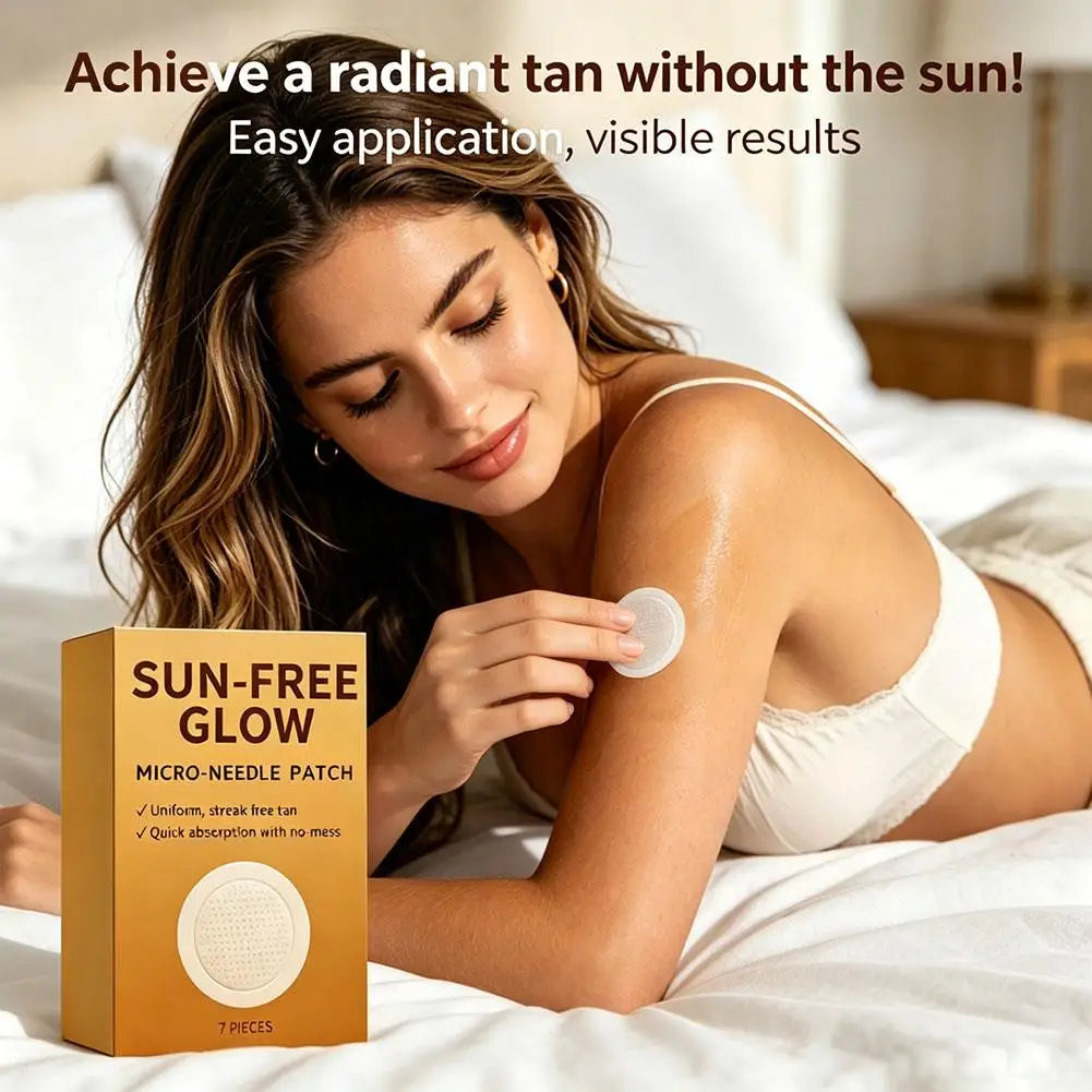 Sun Free Glow Microdart Tanning Patches | 7-Pack Self Tanning Patches QXL