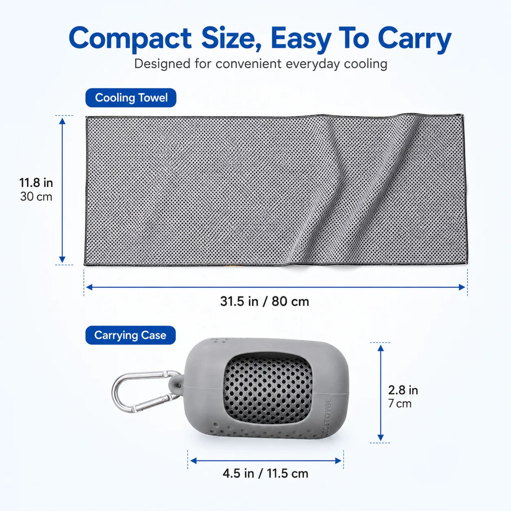 Quick-Dry Microfiber Cooling Towel | Sports, Gym & Outdoor Cooling Sports Towel QXL