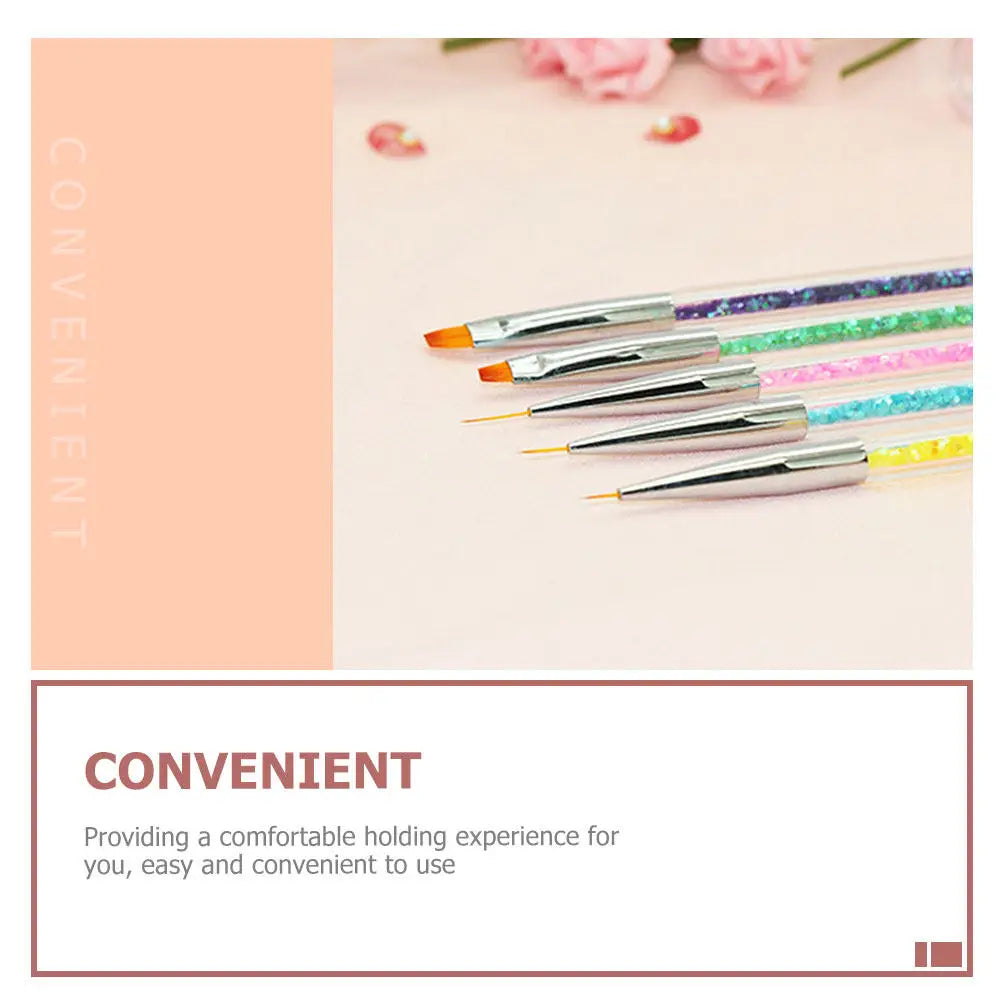 8-Piece Nail Art Pen & Dotting Tool Set | DIY Manicure Nail Art Pen Set QXL