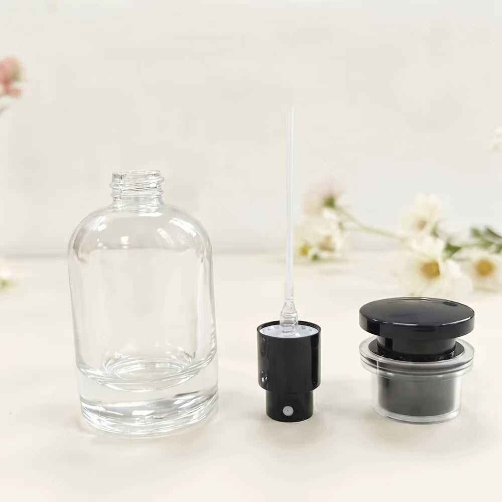 50ml Glass Perfume Spray Bottle | Refillable Travel Atomizer Perfume Spray Bottle QXL