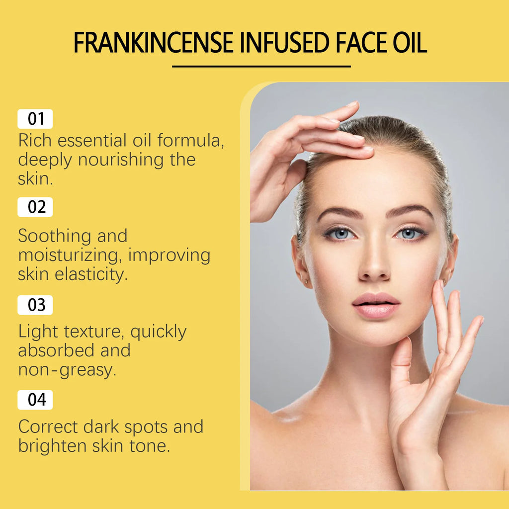 OUHOE Frankincense Essence Oil – Moisturizing & Firming Facial Facial Essence Oil QXL