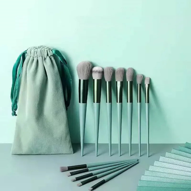 13-Piece Makeup Brush Set | Eyeshadow, Blush & Foundation Makeup Brush Set QXL