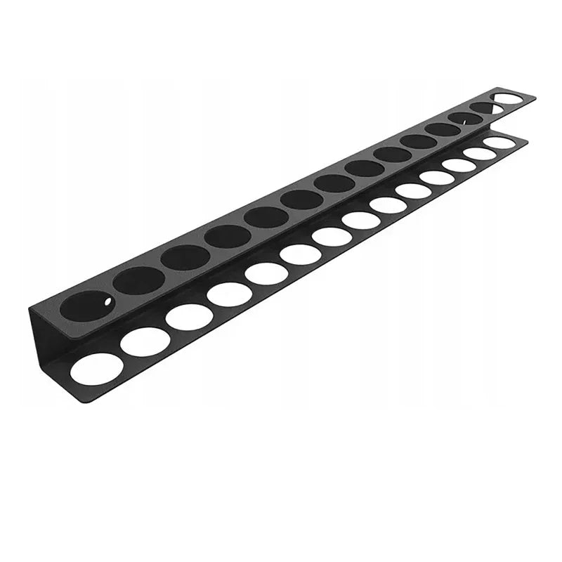14-Hole Wall Mount Screwdriver & Pliers Rack | Steel Tool Holder Wall Tool Rack QXL
