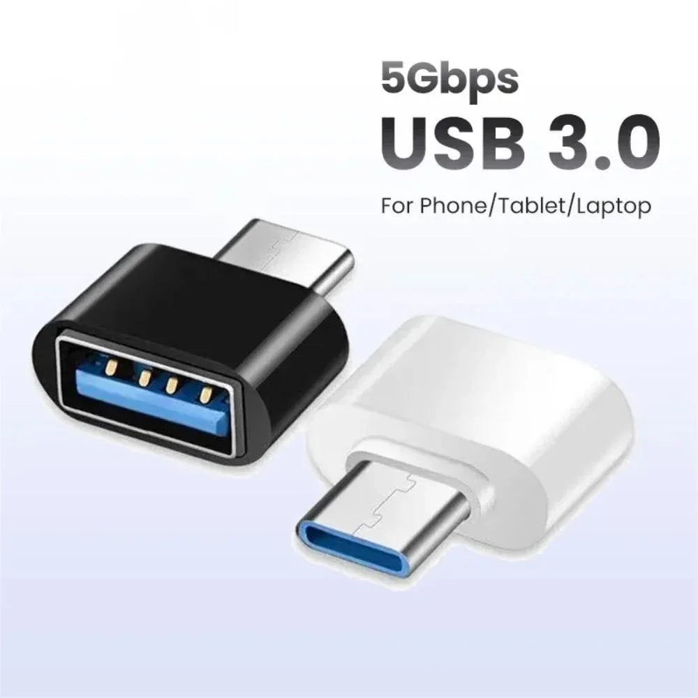 USB 3.0 to USB-C OTG Adapter | USB-A Male to Type-C Female USB OTG Adapter QXL