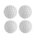 TPR Laundry Balls – Hair & Lint Remover for Washing Machines Laundry Ball QXL White 4pc
