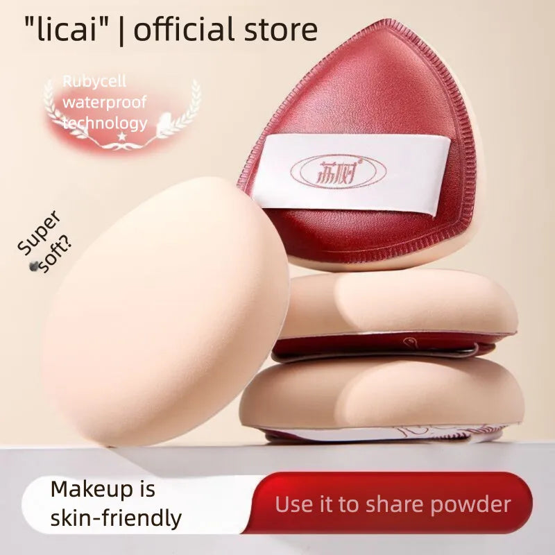 2-Pack Ultra-Soft Powder Puff | Dual-Use Cushion Makeup Sponge Makeup Sponge Puff QXL