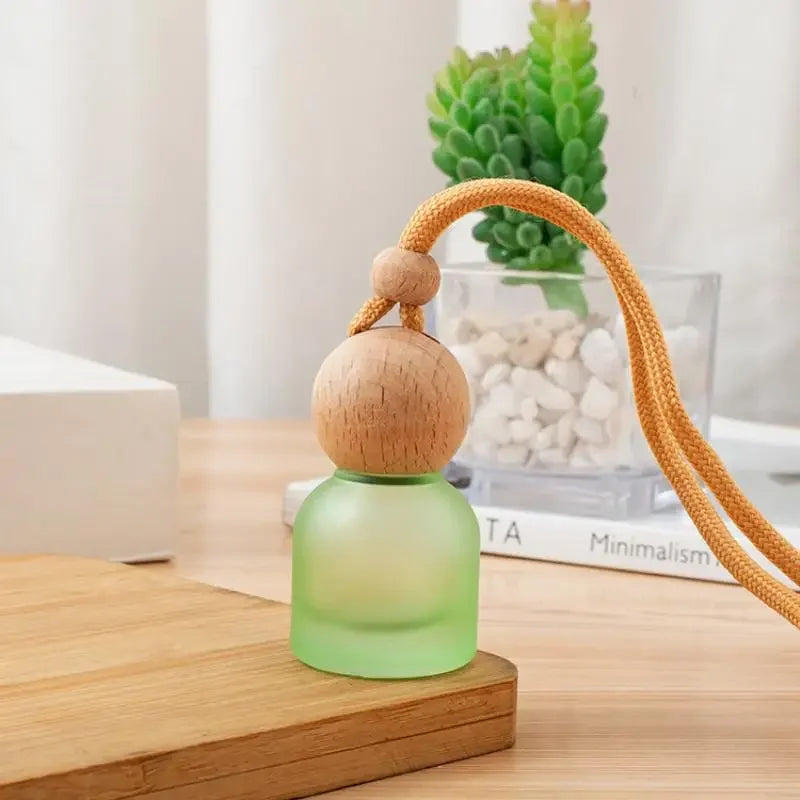 11ml Frosted Glass Car Perfume Bottle | Aromatherapy Pendant Perfume Bottle QXL