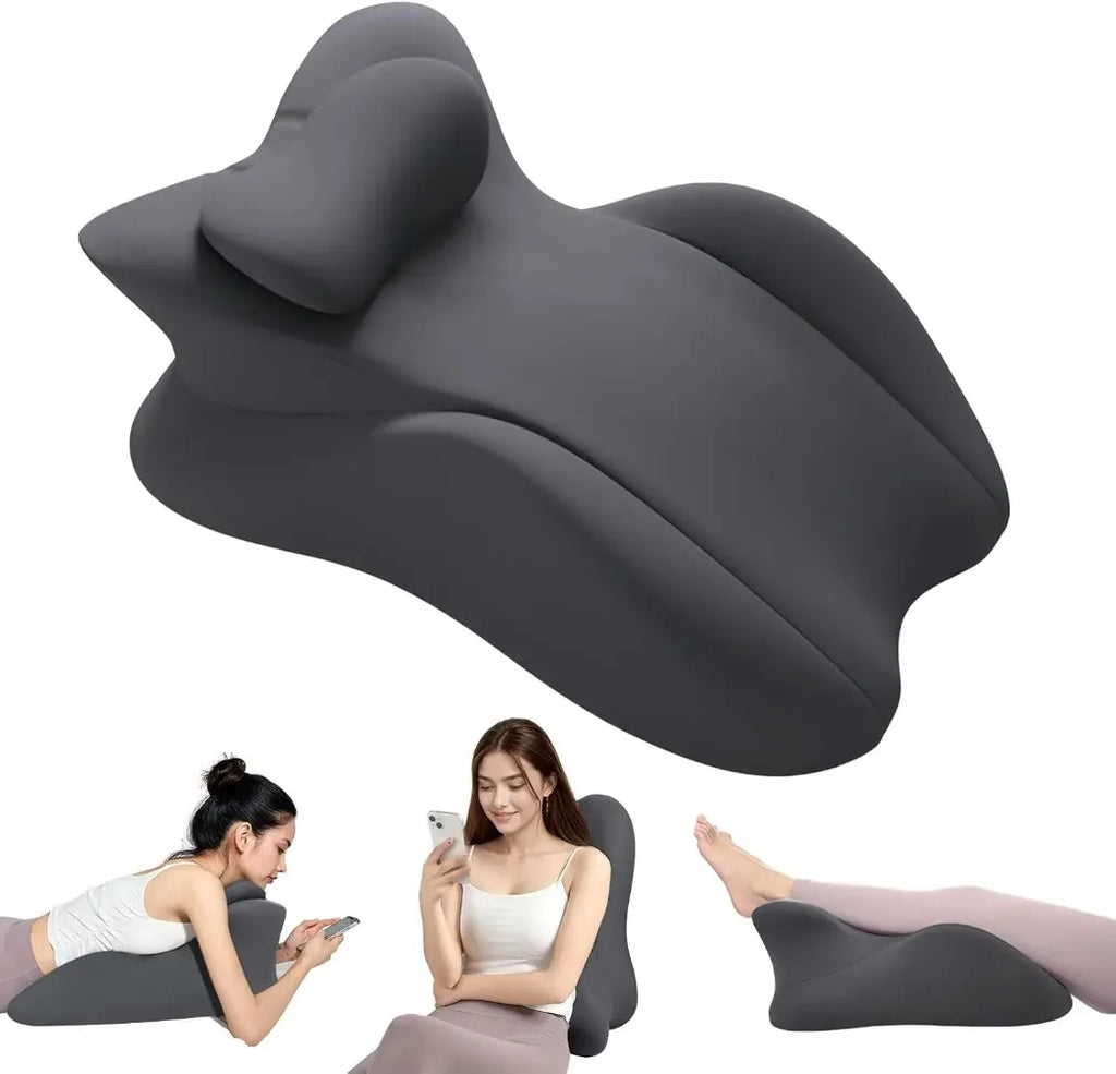 Memory Foam Wedge Pillow | Multi-Position & Removable Cover Wedge Support Pillow QXL