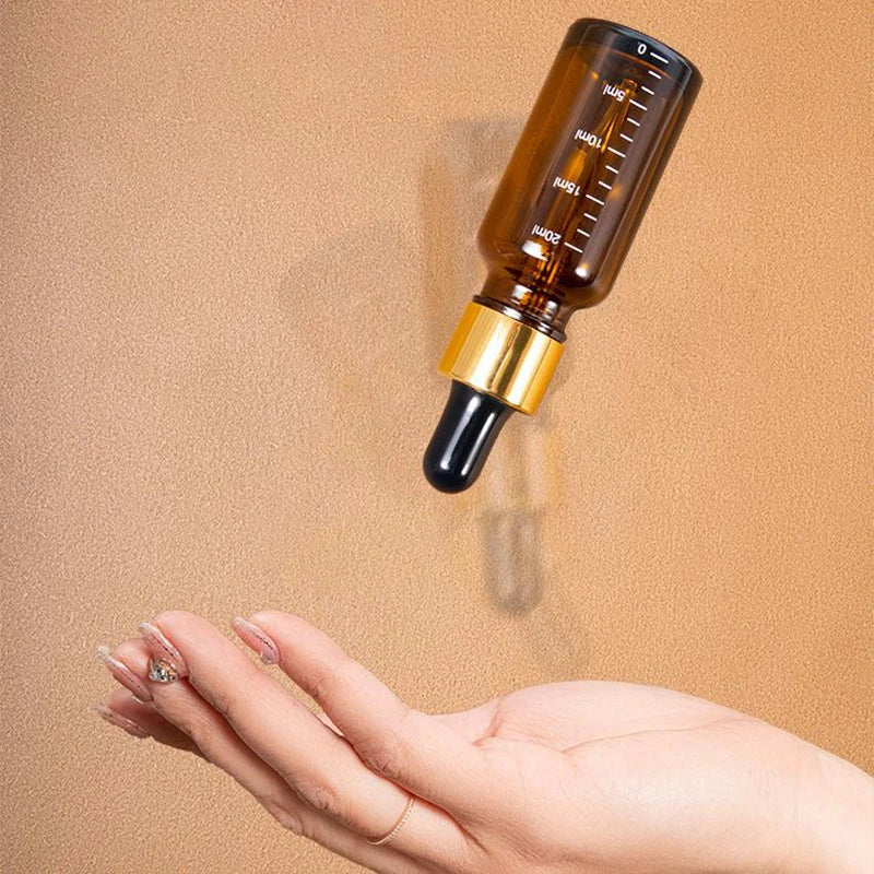 Amber Glass Dropper Bottles 5ml–100ml | Graduated Scale Glass Dropper Bottle QXL