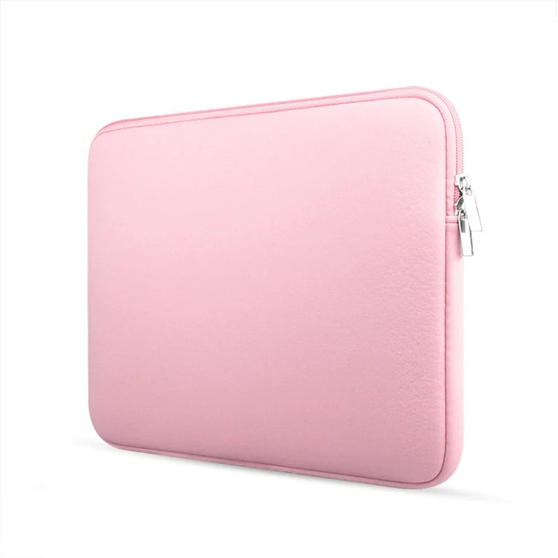 Laptop Sleeve 13–15.6 Inch | MacBook, Dell, Lenovo Cover Laptop Sleeve Bag QXL Pink 12-inch