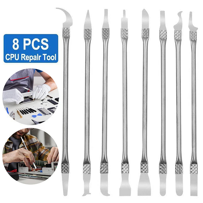 8-in-1 Stainless Steel Pry Bar Electronics Disassembly Kit Electronics Repair Kit QXL Default Title