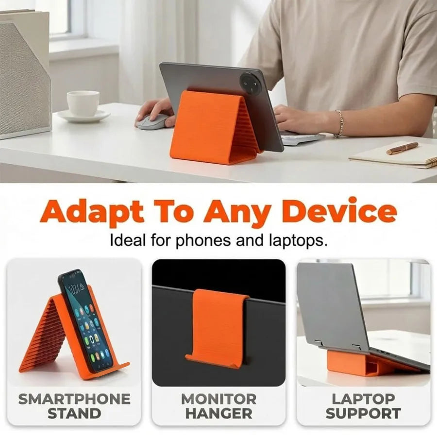 Flexible Silicone Phone Holder | Multi-Angle Foldable Stand Phone Stand QXL