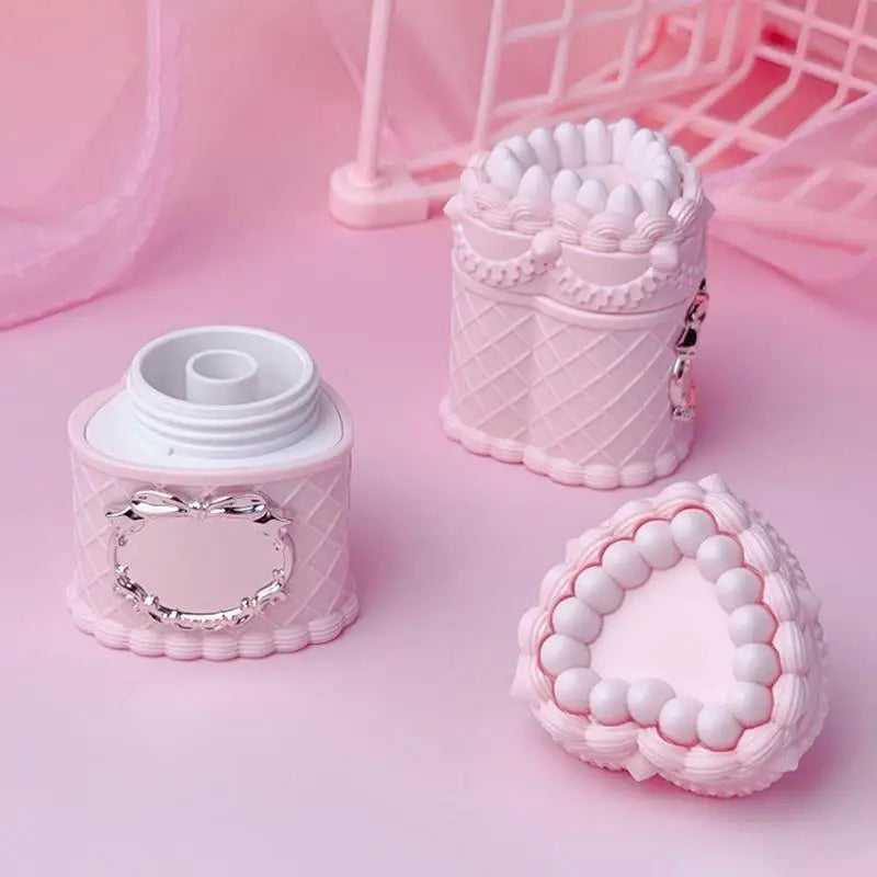 5g Cake Design Refillable Lip Gloss Jar | DIY Makeup Container Lip Gloss Container QXL