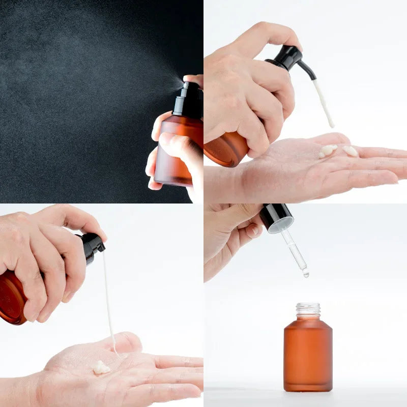 Brown Glass Perfume Spray Bottle 15–100ml | Fine Mist Atomizer Perfume Spray Bottle QXL