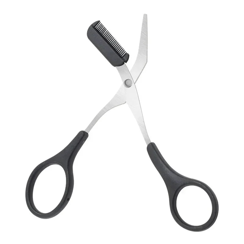 Eyebrow Scissors with Comb | Stainless Steel Brow Trimmer Eyebrow Trimmer Scissors QXL