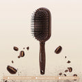 Wheat Straw Air Cushion Massage Comb – Anti-Static Hair Care Cushion Massage Comb QXL 9121SY-Coffee